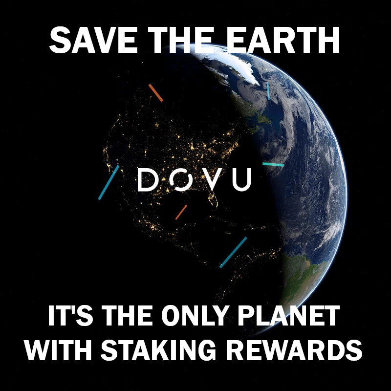 DOVU staking rewards meme