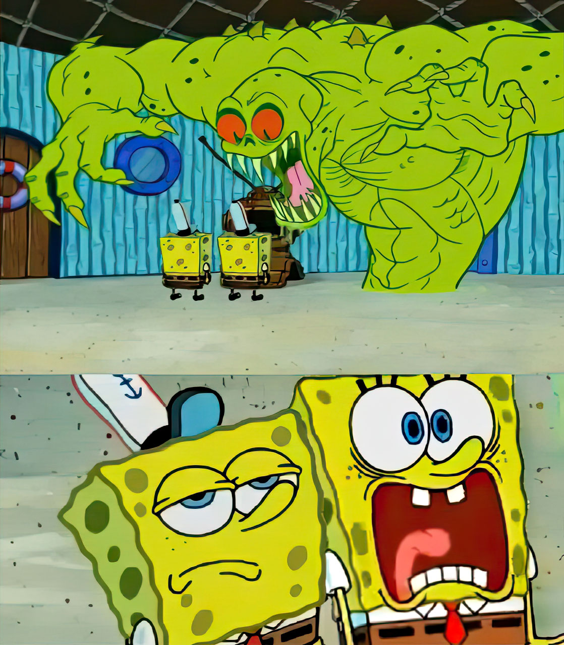 Spongebob square pants Bob l_éponge scared of the flying dutchman.jpg