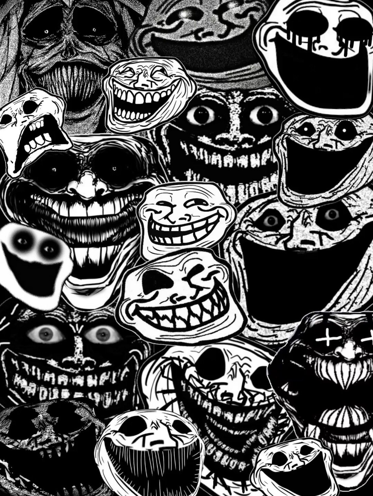 Crazy Trollface Collage