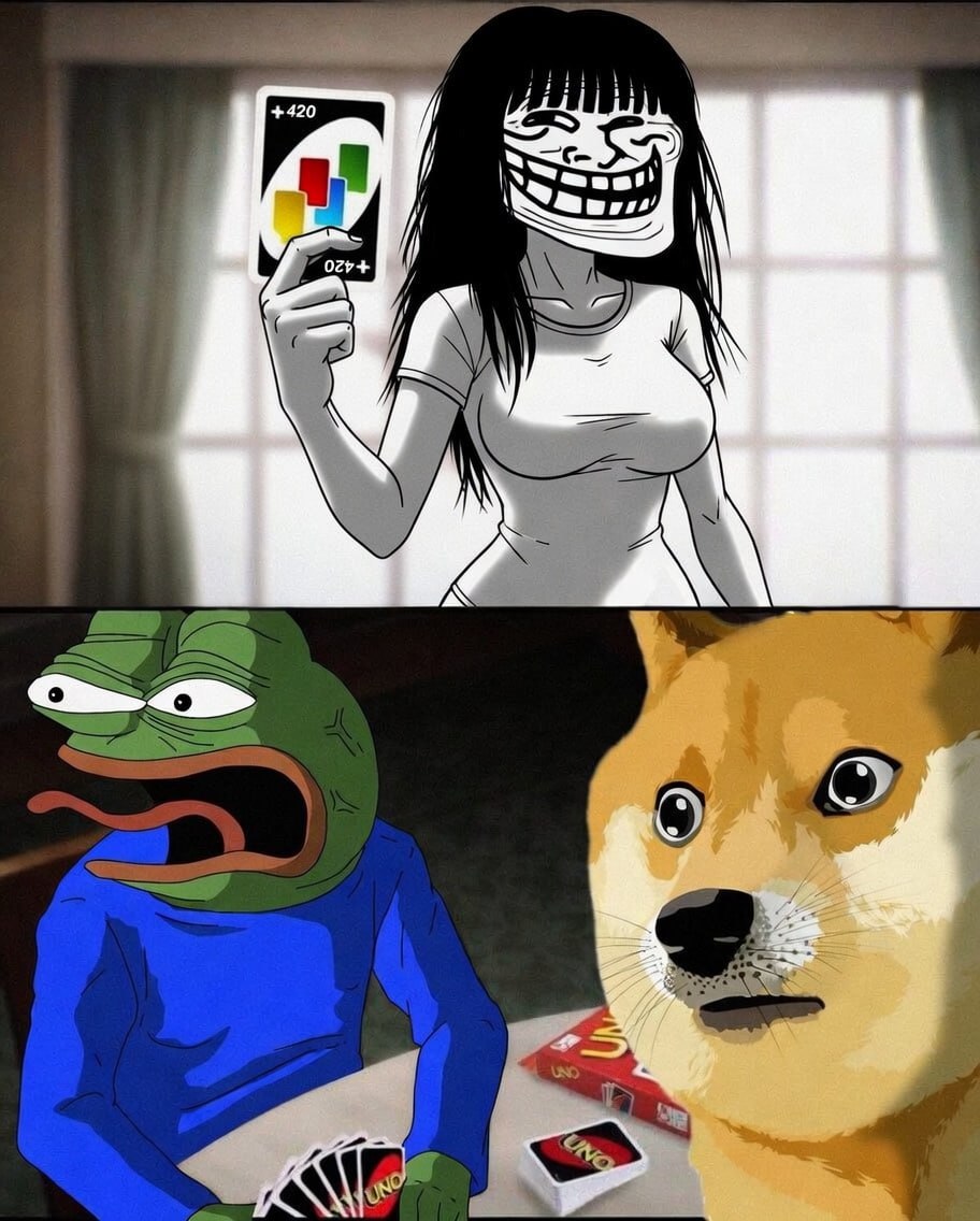 trollina uno card