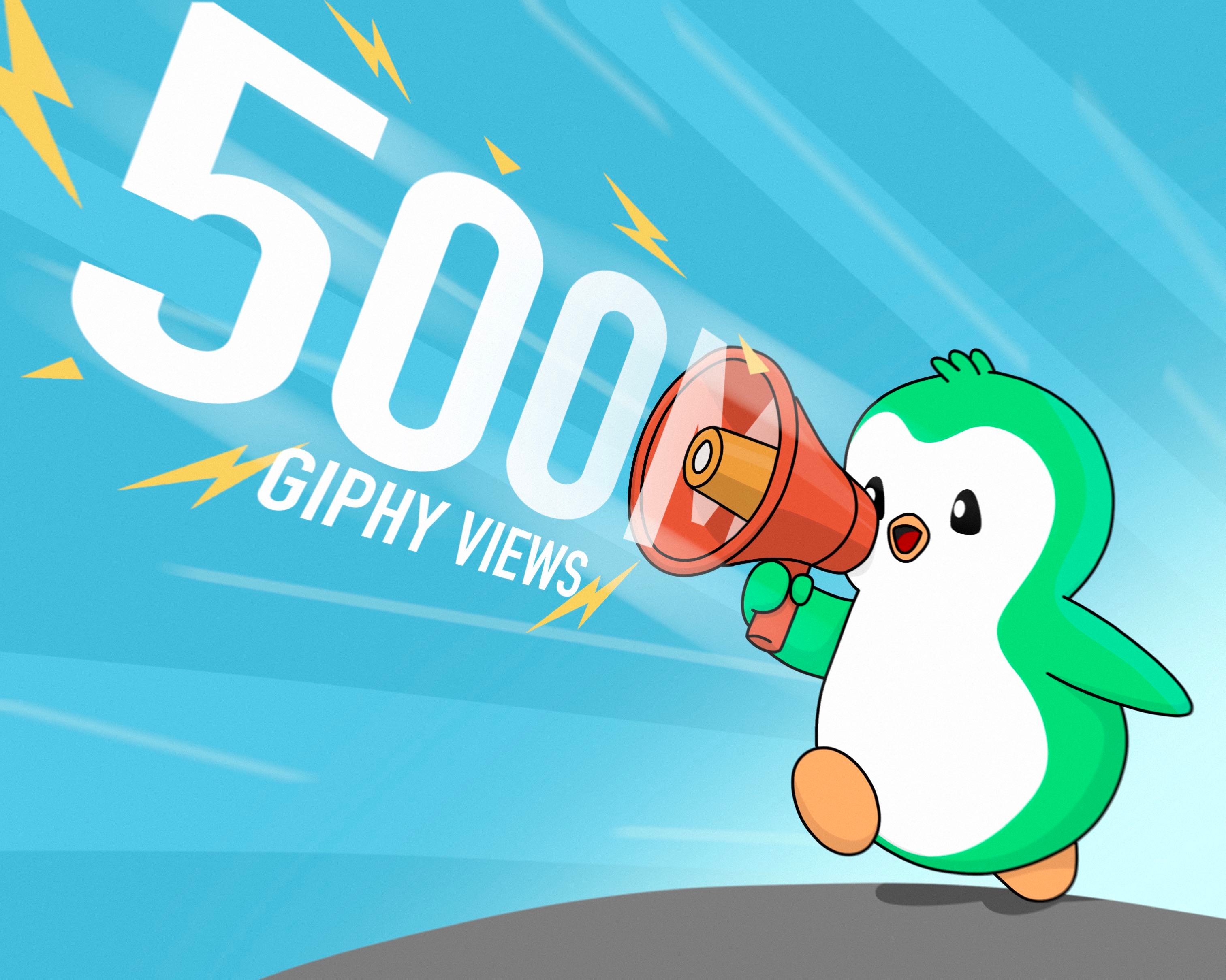 500M Giphy Views