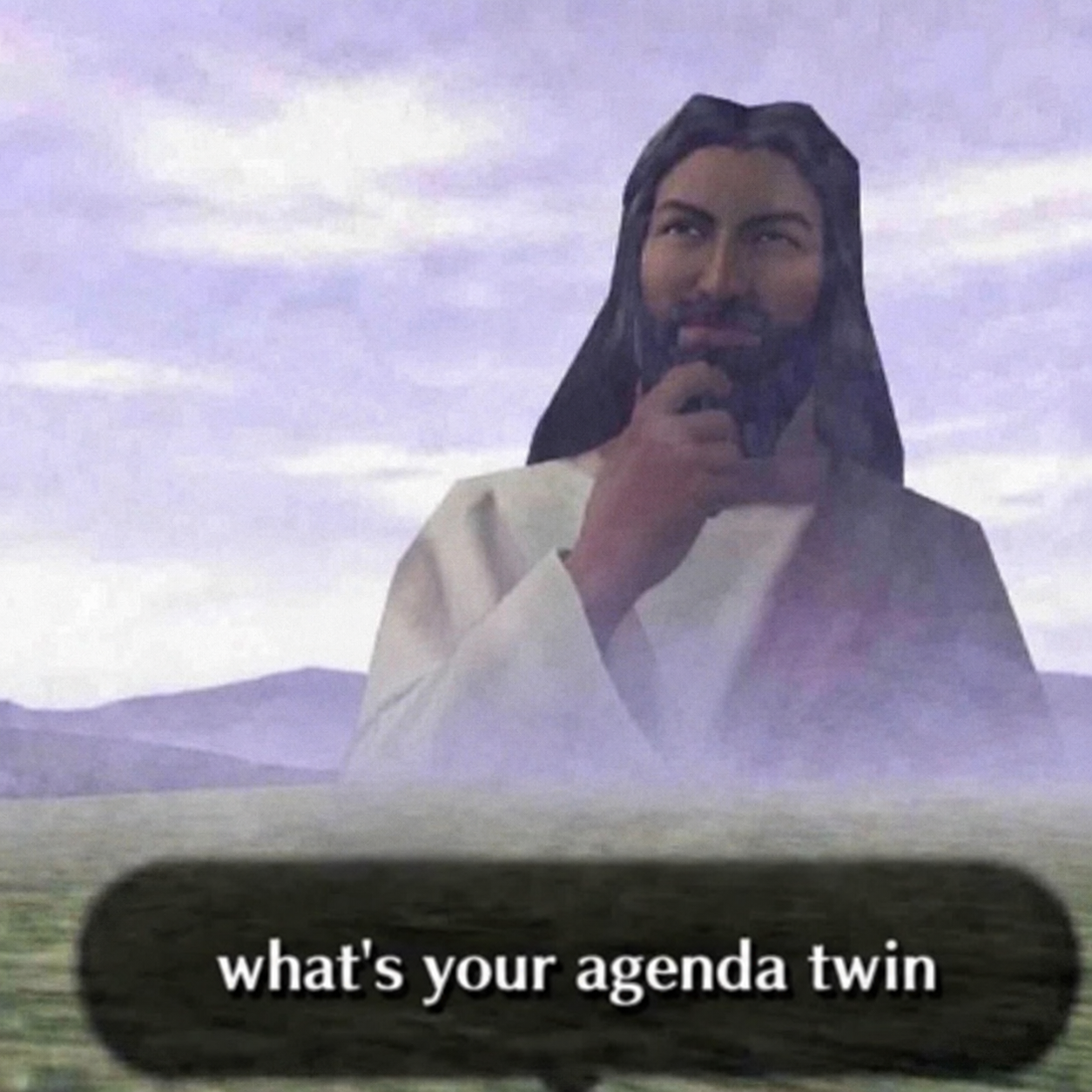 what's your agenda twin