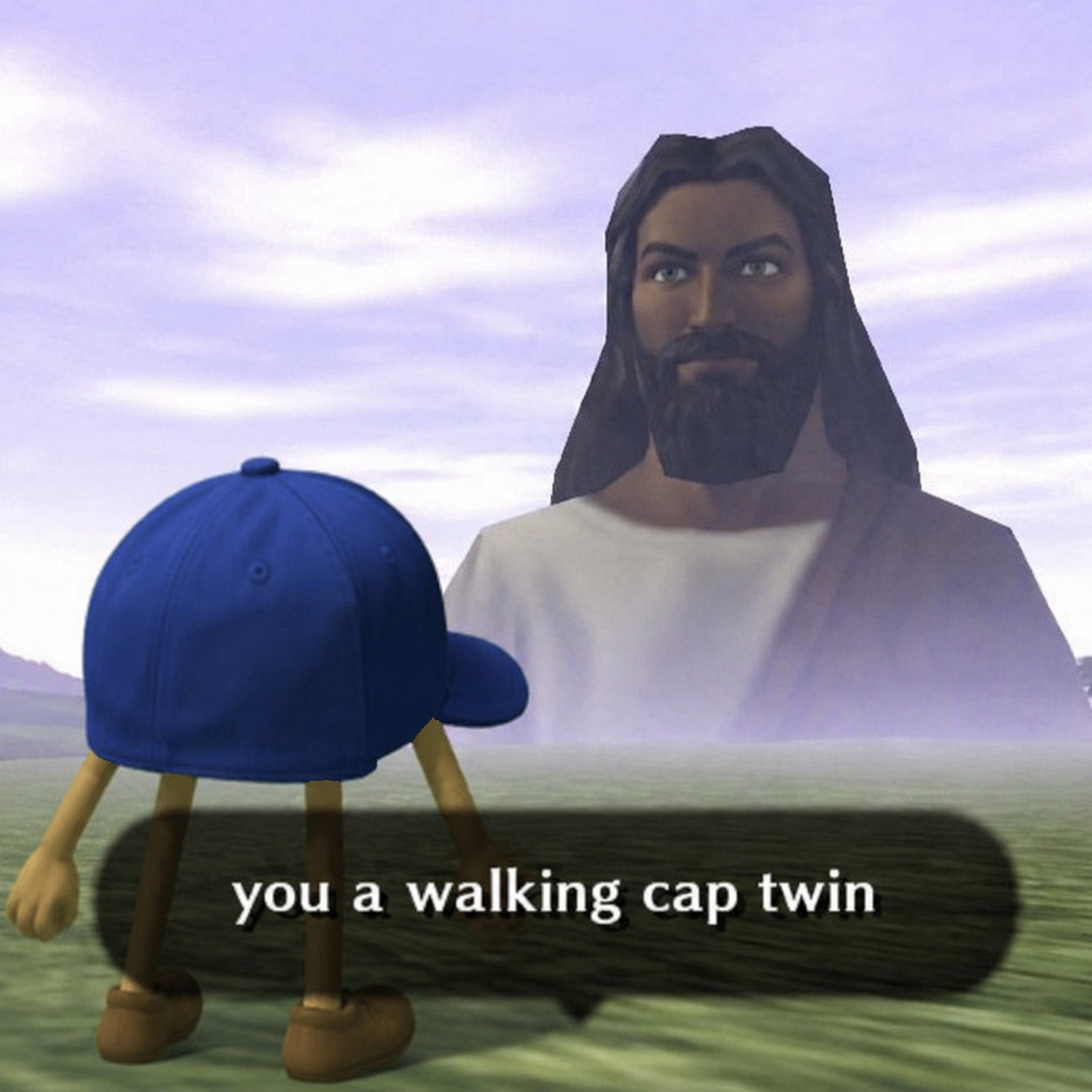 you a walking cap twin