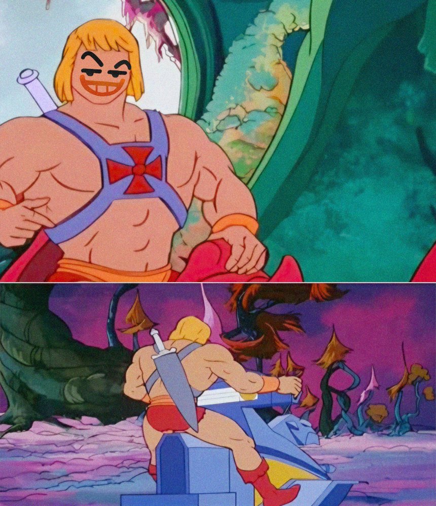 When we find the Key, Gwildor will set the coordinates for Grayskull. 

We'll use the element of surprise...

He... He... H, https://t.co/bZ3mEccMhE