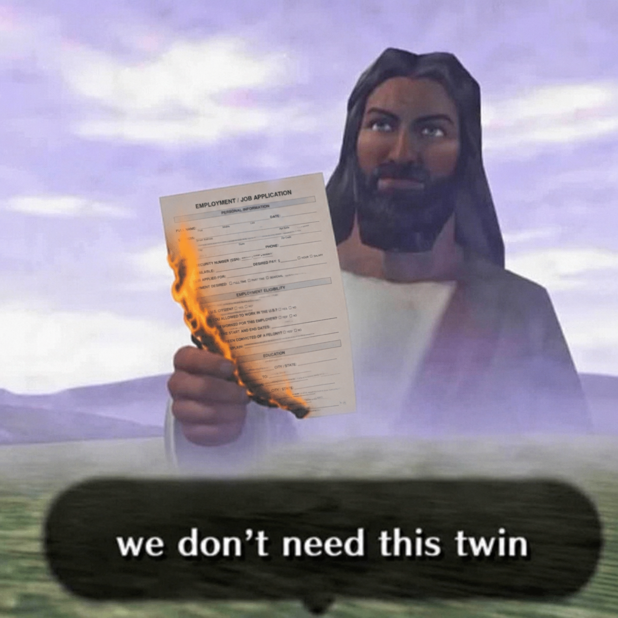 we don't need this twin
